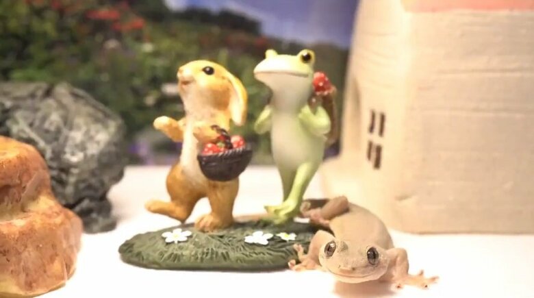 撮影中のヤモヤモちゃん