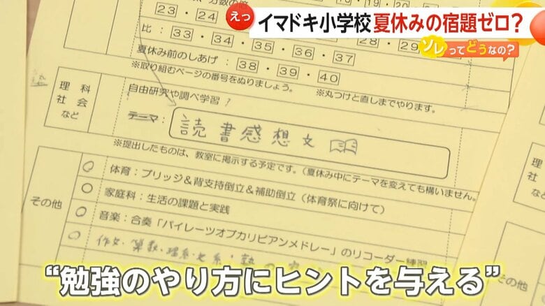 計画が立てられない子にも勉強のやり方にヒントを与えている
