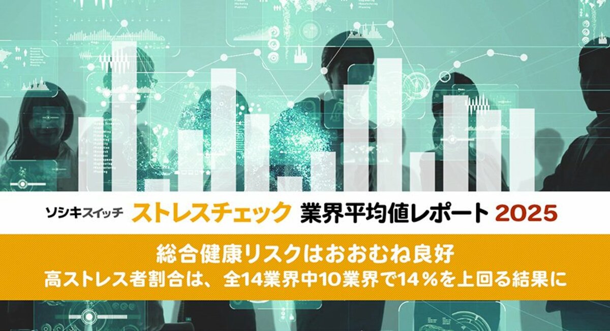 独自調査「ストレスチェック業界平均値レポート2025」の公表、解説記事