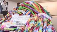 原爆の日を前に　広島市内のホテルが折り鶴 約８万羽を広島市に寄贈　宿泊客や従業員が世界平和を願い