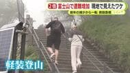 富士山で遭難救助が激増…前年の2倍　現地取材で見えたワケ 減少傾向から今夏は一転　要因の一つ「シャリバテ」とは　台風接近の予報出ていても山頂目指す…一体なぜ