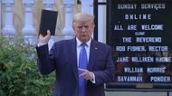 抗議デモ「国内のテロ行為」 トランプ氏 軍派遣に言及