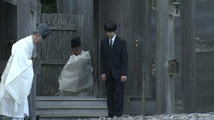 【速報】悠仁さま　伊勢神宮を初めて単独訪問　きょうは「スーツ姿」