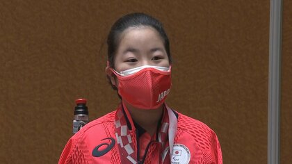将来の夢は“外交官” パラ水泳・メダリスト山田美幸選手　萩生田大臣の質問に「パリにも出て進学もしたい」