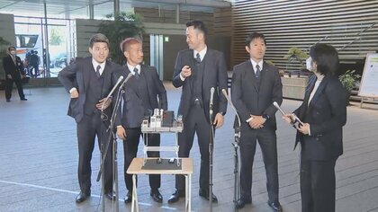 森保監督と“ノート”交換も…サムライジャパンが首相を表敬　4年後向けて監督は“続投”に意欲
