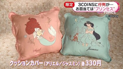 3COINSに行列が…全61種類のディズニープリンセス限定アイテムを販売 1万円以上買う猛者も｜FNNプライムオンライン