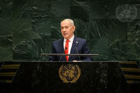 イスラエル・ネタニヤフ首相が国連演説　「実行しなければ皆死んでいた」イラン攻撃を正当化　「邪悪な体制は倒れる」