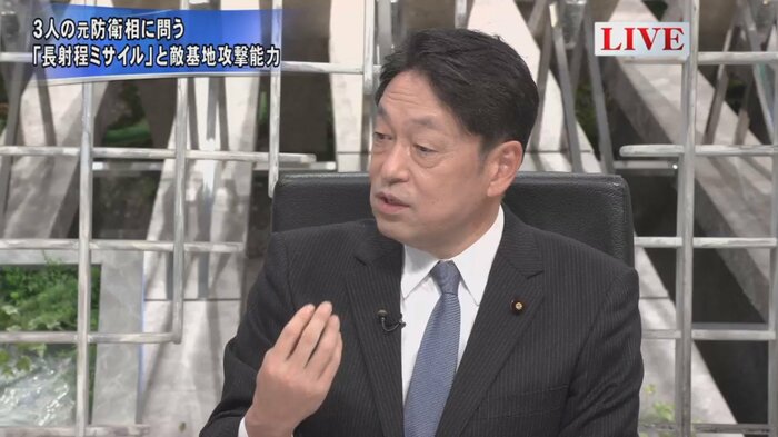 小野寺五典 元防衛相 自民党安全保障調査会長