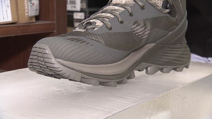 氷の上で履いて体験