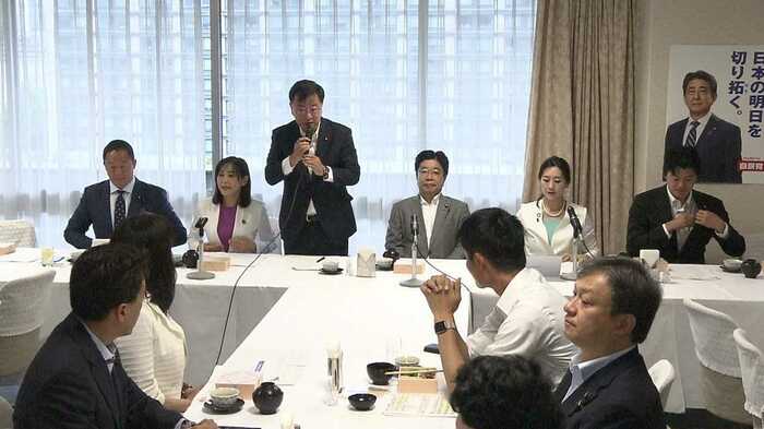 「男性の育休『義務化』を目指す議員連盟」(6月5日 自民党本部)