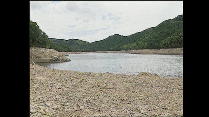 1994年の渇水時は過去最長となる9カ月間の給水制限が行われた（下ノ原ダム）