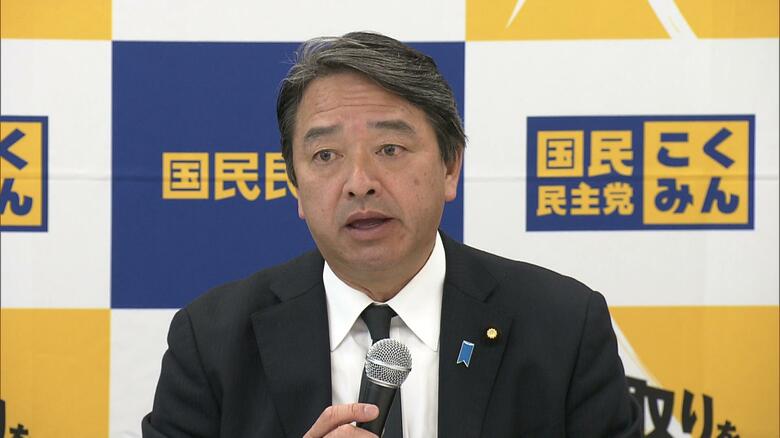 国民・榛葉幹事長が維新を強くけん制「中途半端な案で自民党と握れば維新にも邪魔した責任がある」年収の壁と教育無償化で競合状態に｜FNNプライムオンライン