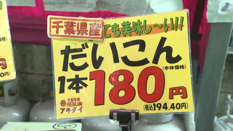 ダイコン・ホウレンソウが1月より約4割値下がり…物価高の救世主に　“雨の恩恵”で生育進み収穫量増　イタリア料理店「非常に嬉しい」｜FNNプライムオンライン