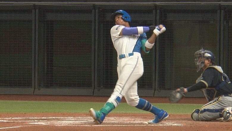 【ファイターズ】先発全員安打で今季初の連勝！伊藤大海は6回無失点、万波の4号3ランなど15安打12得点で快勝｜FNNプライムオンライン