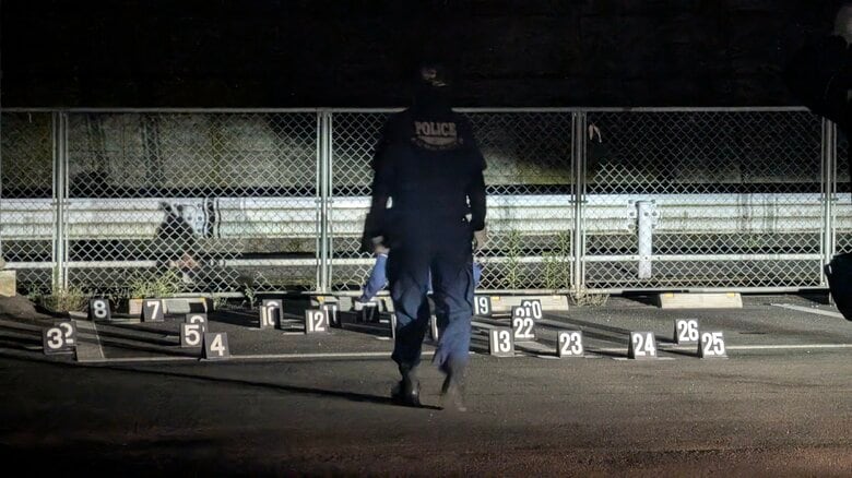 【速報】熊本市西区の駐車場で強盗未遂事件　男が女性に刃物のようなもの示し金品を要求か　男は現在も逃走中で警察が注意呼びかける｜FNNプライムオンライン