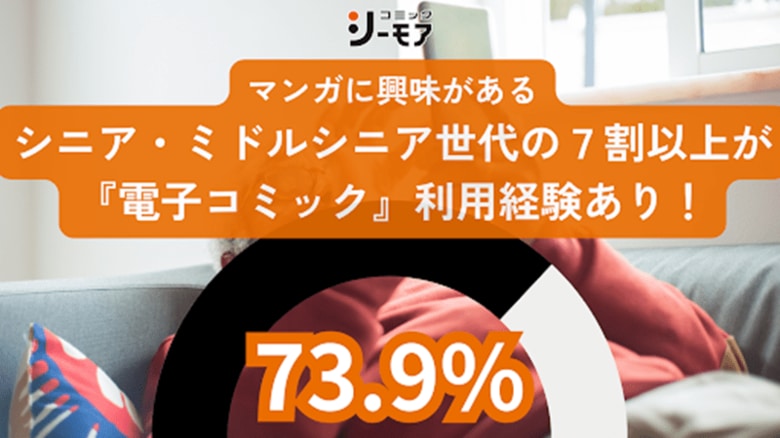シニア・ミドルシニア世代×電子コミックの距離感をひもとく意識調査