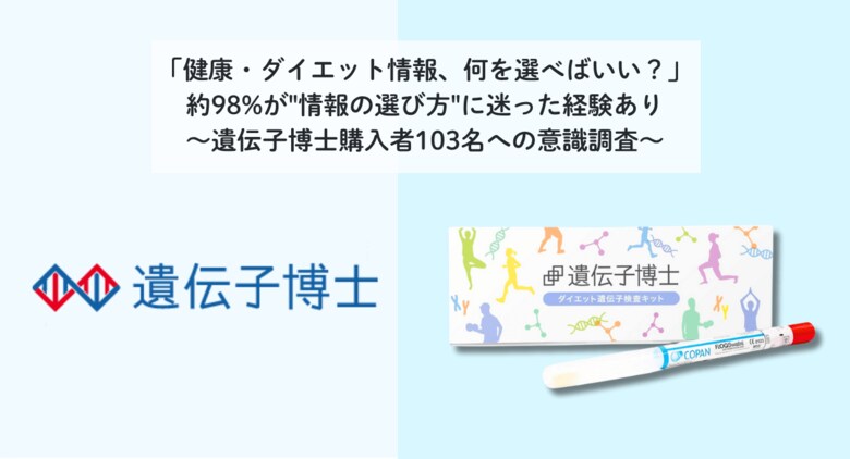 「健康・ダイエット情報、何を選べばいい？」約98%が"情報の選び方"に迷った経験あり