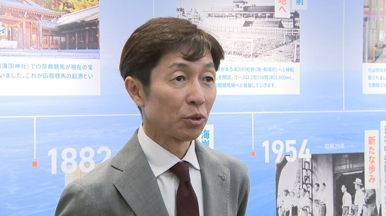 【競馬】武豊騎手　函館リーディング獲りたい！ゆかりの地・函館競馬場開設130周年記念式典に出席｜FNNプライムオンライン