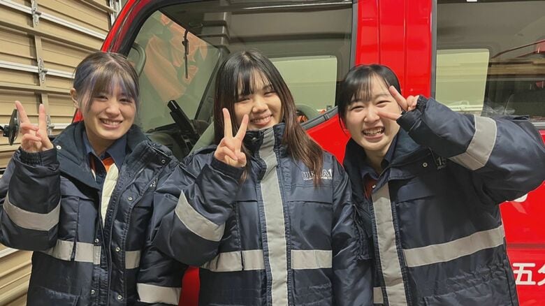 現在、「長野大学分団」のメンバーは女子大学生のみ