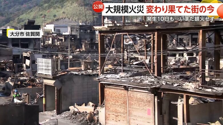 残っている家屋ですら多くが骨組みだけの状態