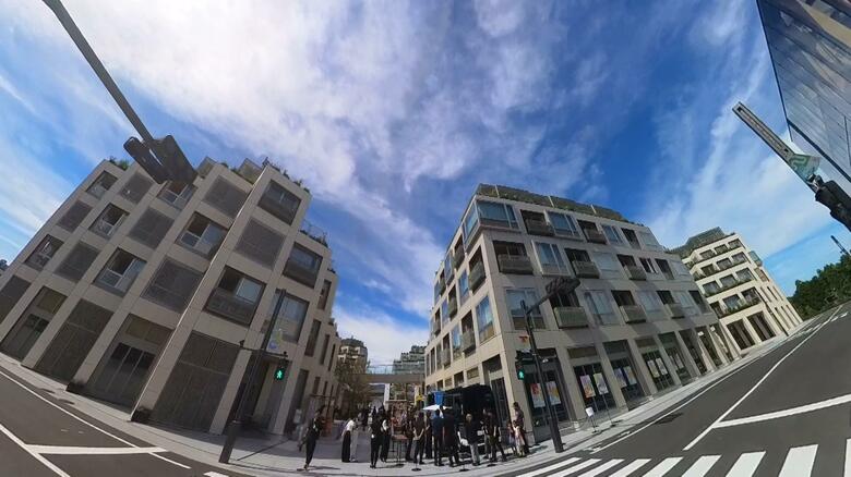 トヨタ「ウーブン・シティ」内部の様子