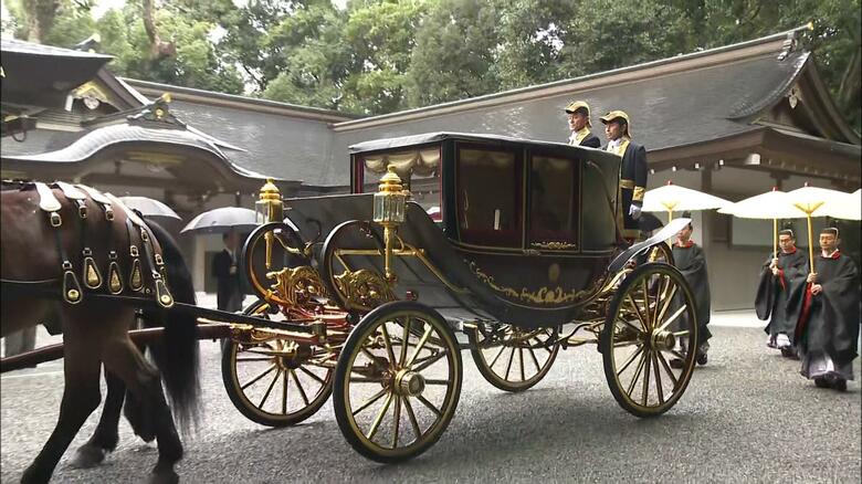 令和元（2019）年11月 陛下 伊勢神宮ご参拝に使われた儀装馬車2号