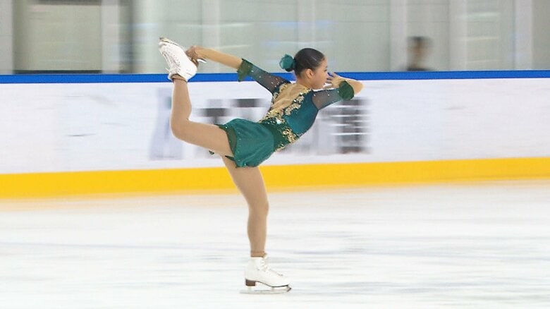 美しいロングスパイラルで魅了した松浪ひかりのフリー（近畿選手権）