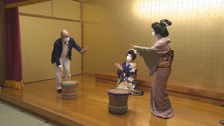 お座敷遊び「樽拳」