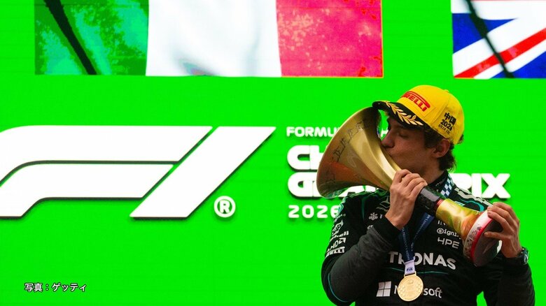 中国グランプリで初優勝を果たす（2026年3月15日・上海）