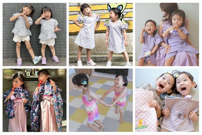 使用した子ども服たち