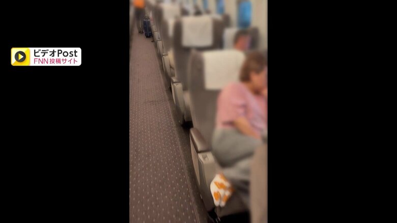 新幹線ホテルの様子