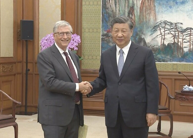マイクロソフトの創業者、ビル・ゲイツ氏と習近平国家主席の会談　6月16日