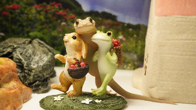 メルヘンチックな表情のヤモヤモちゃん