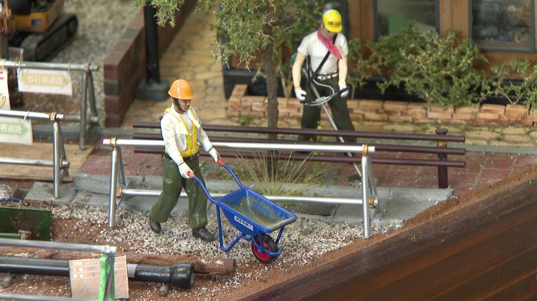 工事の音が聞こえてきそう