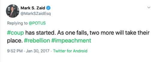 マーク・ザイード氏のツイッターより