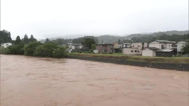 横手市にレベル4土砂災害危険警報　南部中心に雨降り続く　秋田・横手市