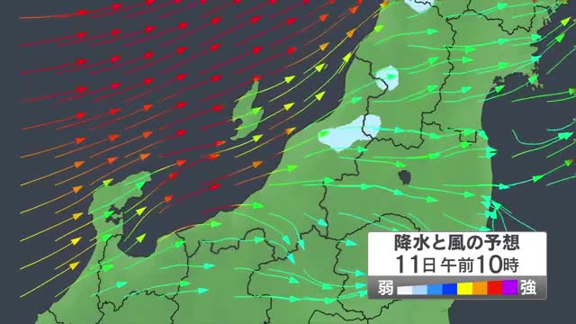 【新潟の天気】各地雨も気温上昇↑ 風は11日にかけて強まる見込み…県内全域で“強風”に注意を