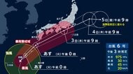 【台風情報】台風6号　沖縄本島を直撃へ　あす奄美、あさって関東に最接近か　各地で警報級の大雨に