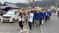 3年ぶりの開催　重さ300kgの大しめ縄づくり「佐世保のヤモード祭り」【長崎発】