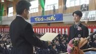 福井で最も早く卒業式　啓新高校の3学科325人が学びや巣立つ　校長先生と後輩たちが熱いエール