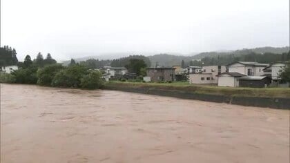 横手市にレベル4土砂災害危険警報　南部中心に雨降り続く　秋田・横手市