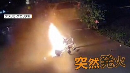 なぜ？アメリカで車椅子が発火…部品が吹き飛ぶ様子も　カナダで住宅火災…原因は飼い犬が遊んでいた手袋！？