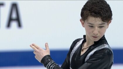 【フィギュア】中田璃士が猛追！僅差の銀メダル獲得 中村4位、垣内17位／世界ジュニア