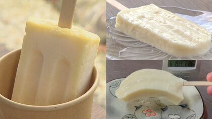 “炎天下30分”でも「崩れないアイス」　SNSで話題に…“米粉”使い老舗まんじゅう店が開発【新潟発】