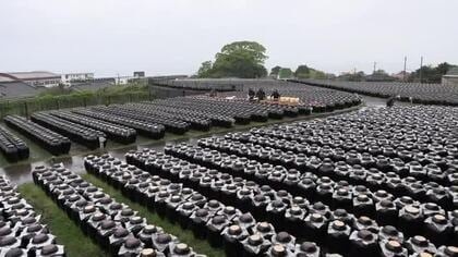 黒酢・霧島「春の仕込み」始動　坂元醸造、4月1日からつぼ畑に伝統の技