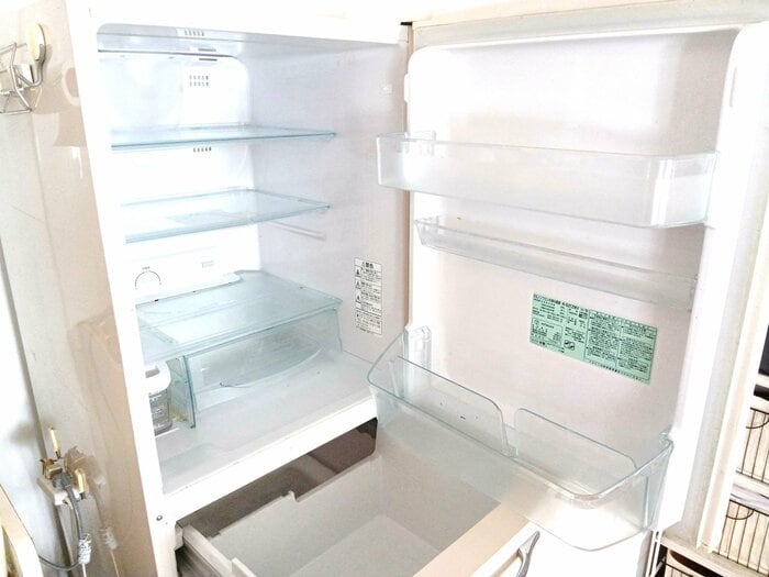 （1）冷蔵庫を空にする 