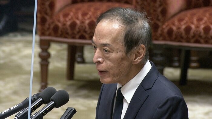 衆議院での所信聴取に臨んだ植田和男氏