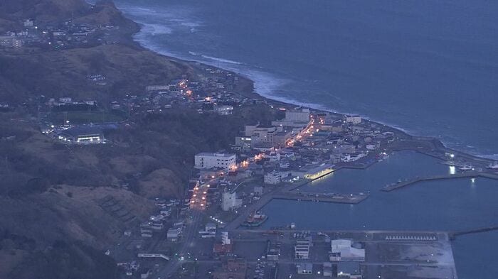 40センチの津波を観測した浦河町
