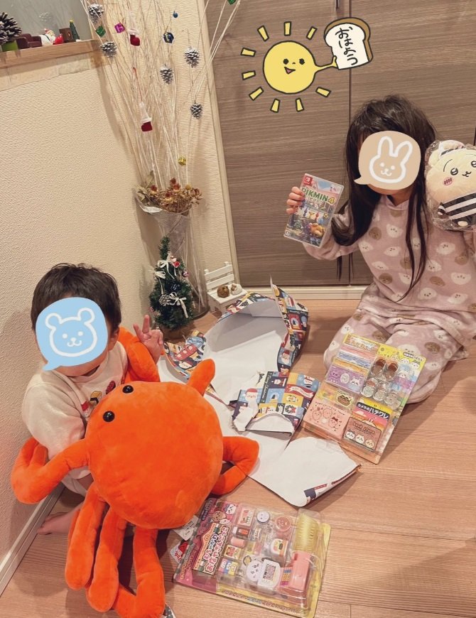 お姉ちゃんへのプレゼントとすぐに見分けがついた!