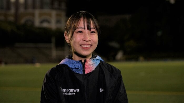 玉川大学4年生 山田桃愛選手